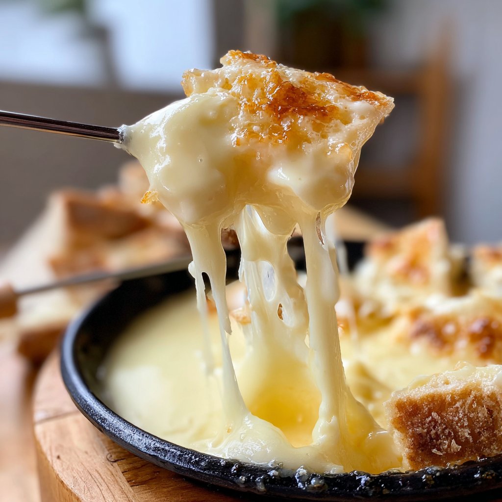 Fondue with Swiss Cheese and Kirsch