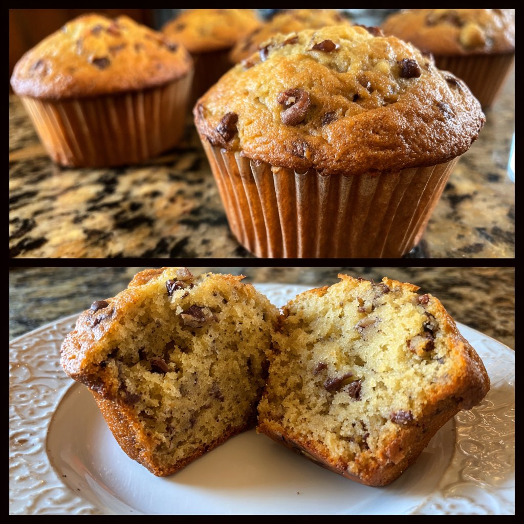 Banana Bread Muffins Recipe