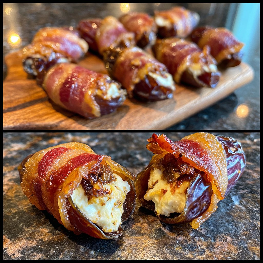 Valentines Snacks Cheese Stuffed Dates
