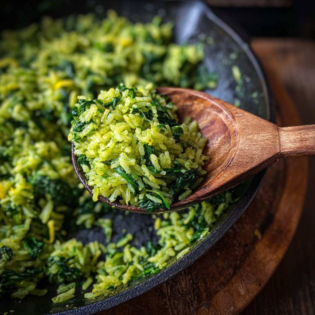 Mediterranean Spinach Rice