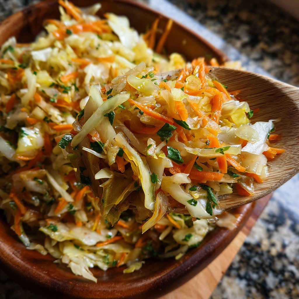 Jamaican Cabbage and Carrot Sauté