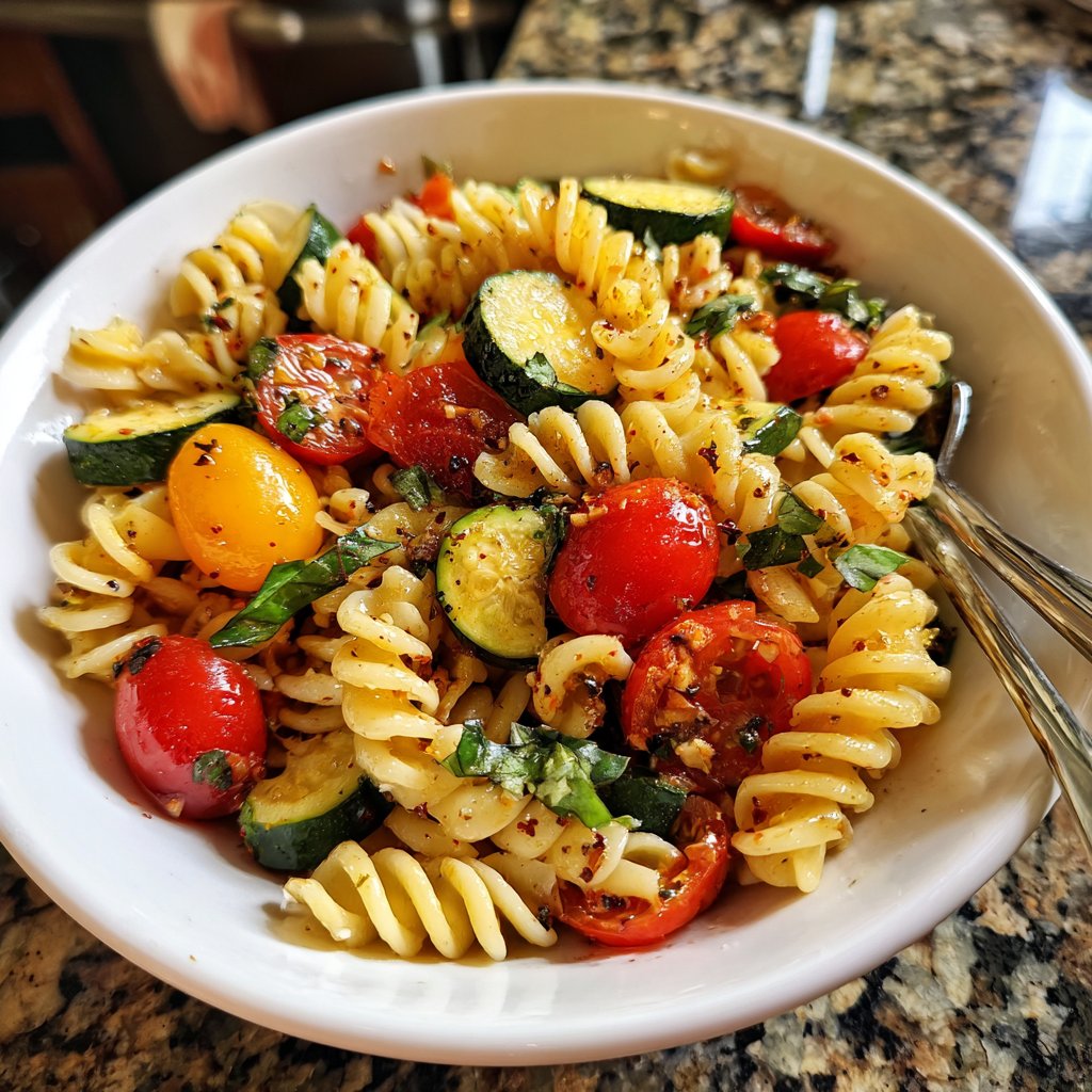 Quick Pasta Salad Lunch for Work