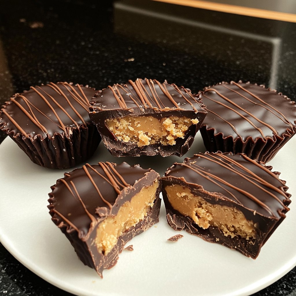 Homemade Peanut Butter Cups Crunchy