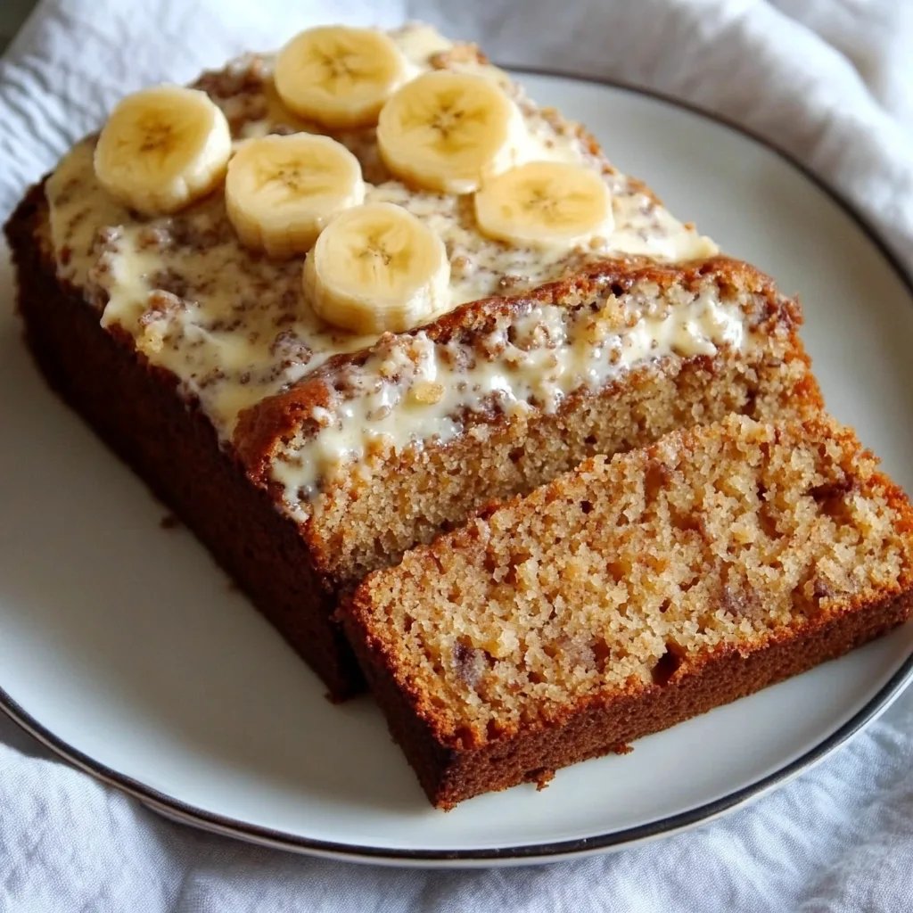 Soft and Moist Banana Cake