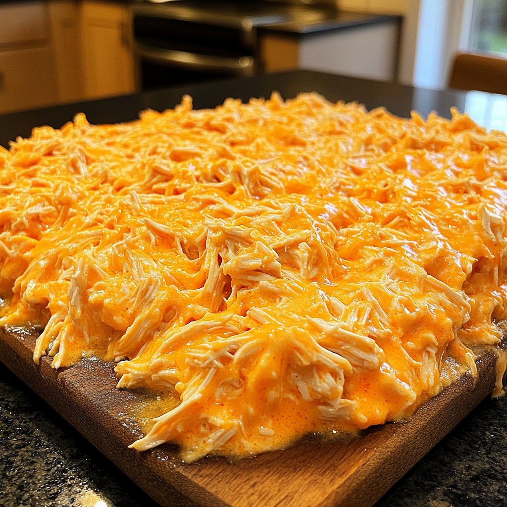 Healthy Crockpot Buffalo Chicken Dip