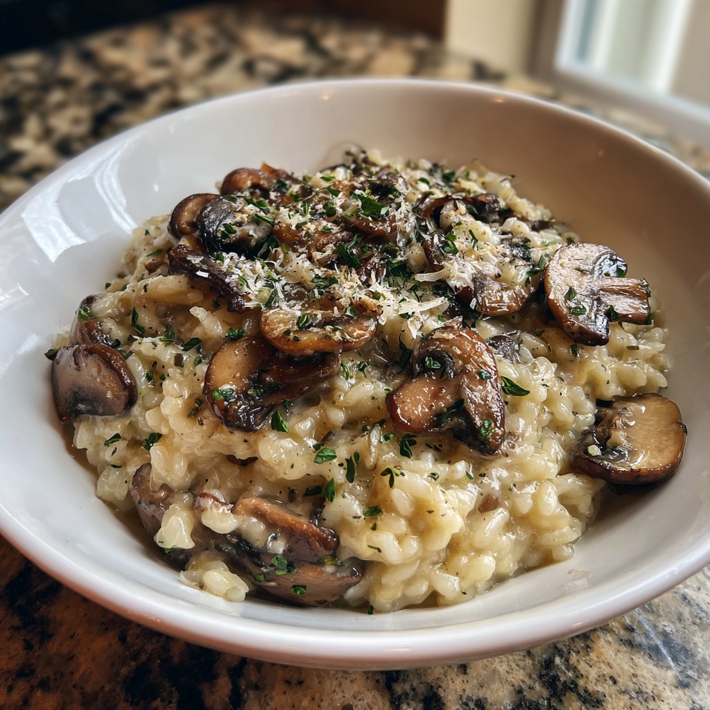 Romantic Mushroom Risotto