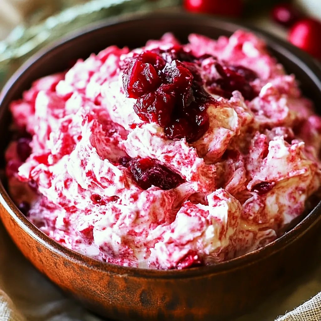 Easy Cranberry Cream Cheese Spread Dip Appetizer Recipe