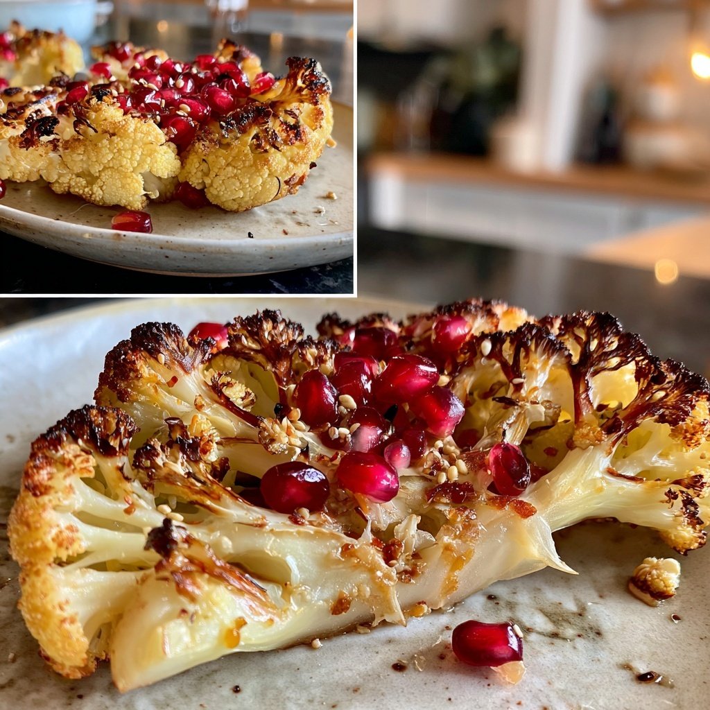 Healthy Dinner Roasted Cauliflower Steaks