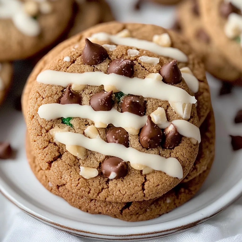 White Chocolate Dipped Chewy Maple Cookies