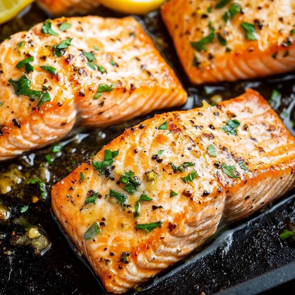 Easy Garlic Butter Salmon