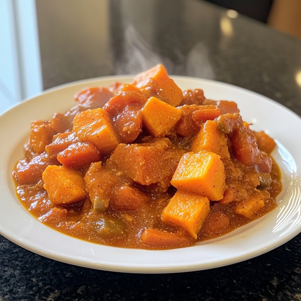 Healthy Crockpot Sweet Potato Stew