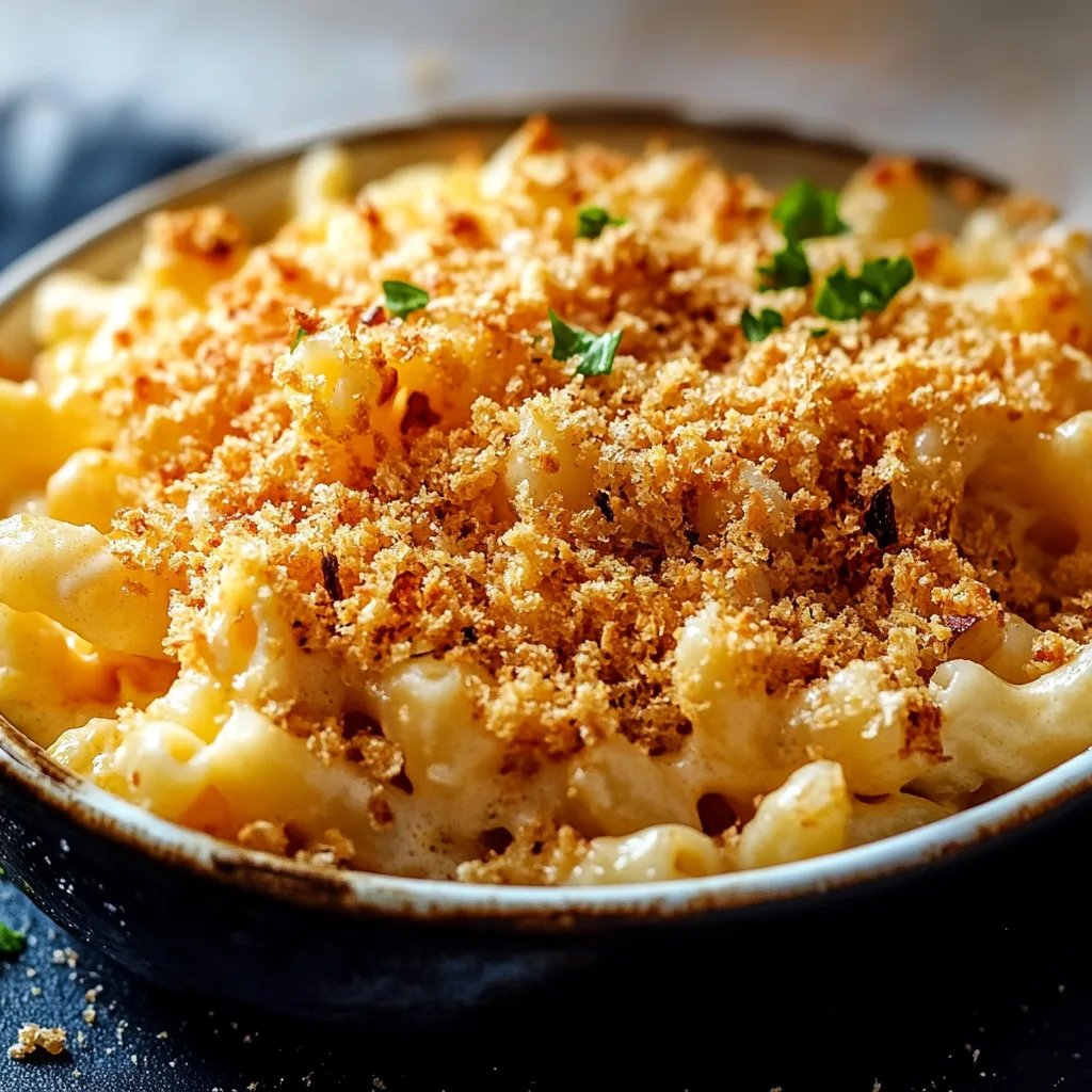 Crunchy Topped Mac and Cheese