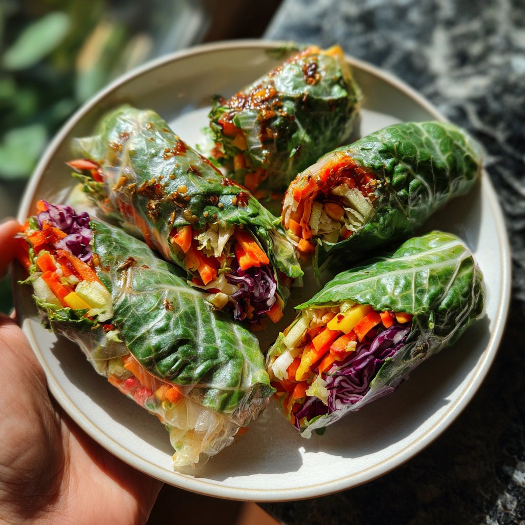 Super Bowl Veggie Spring Rolls