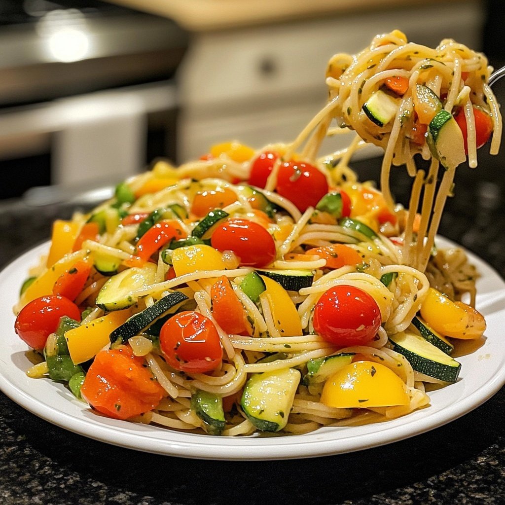 Simple Veggie Pasta Primavera Recipe