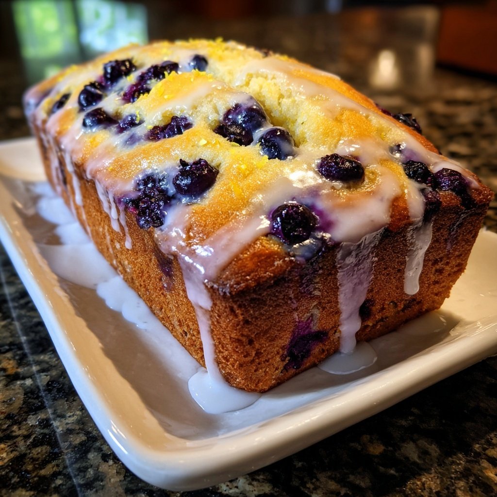 Baking & Desserts Lemon Blueberry Loaf Cake