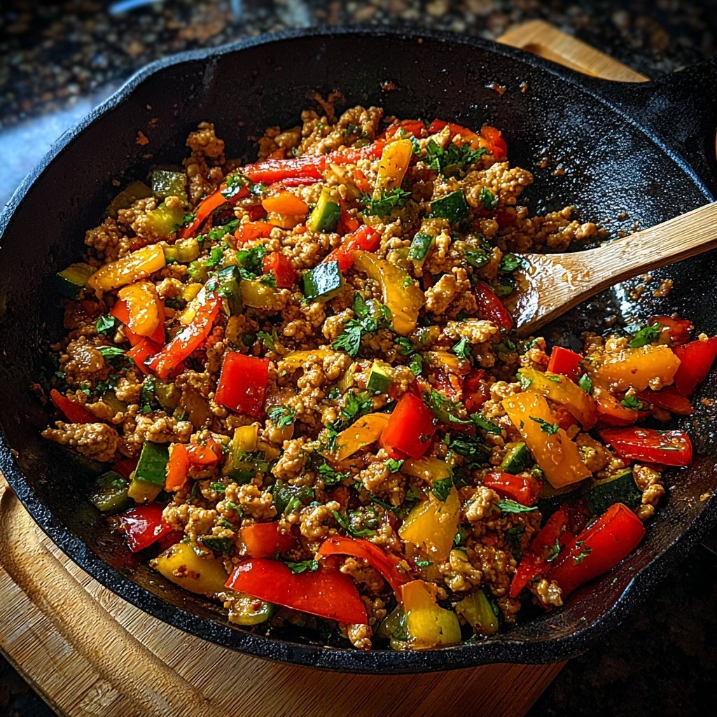 Ground Turkey And Vegetable Stir Fry