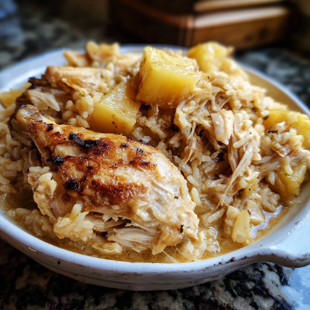 Creamy One Pot Pineapple Chicken And Rice